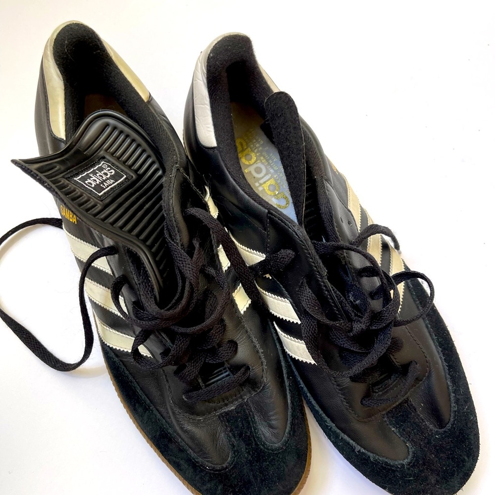 Samba Classic. Black. Mens size 11.5. Worn once at a photoshoot.